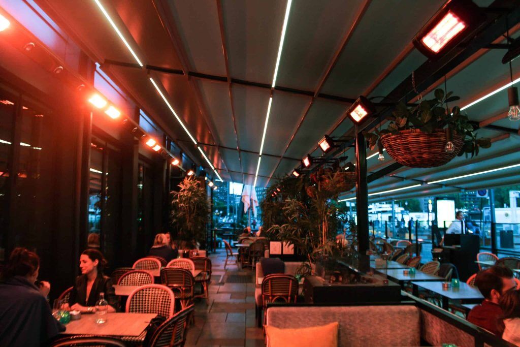 Restaurant Asia uteservering pergola