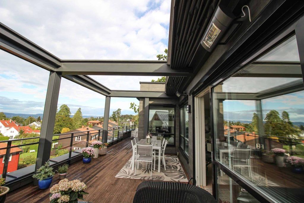 pergola takterrasse