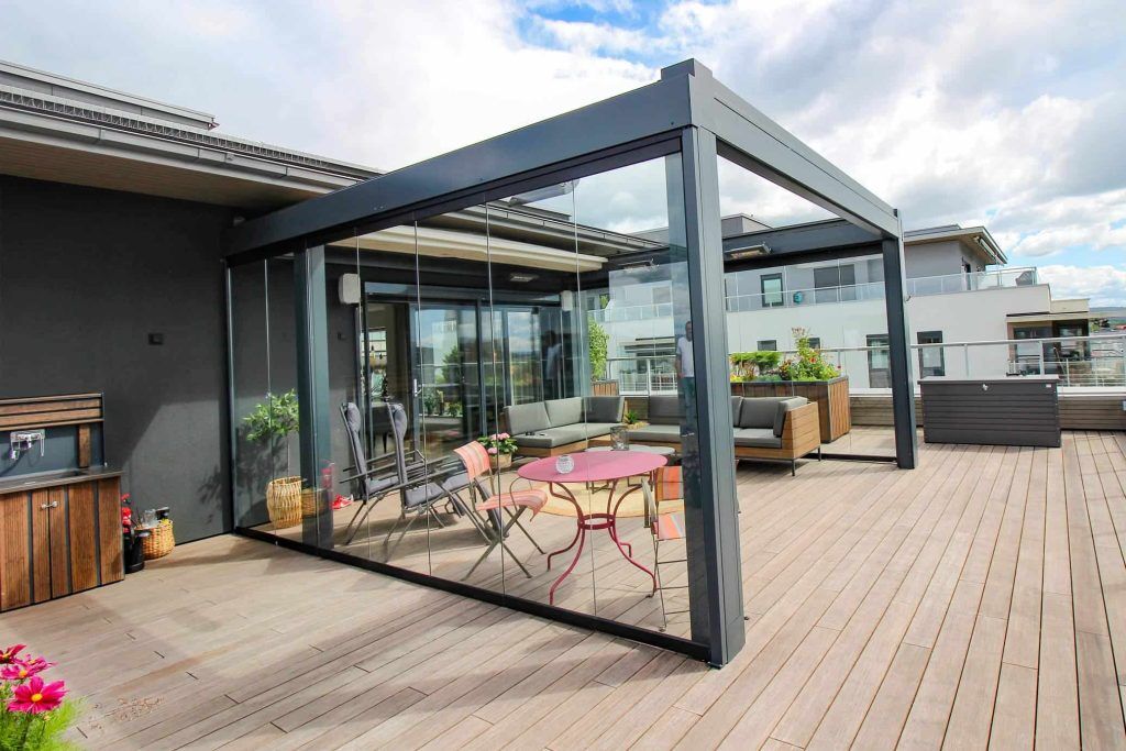 pergola på takterrasse