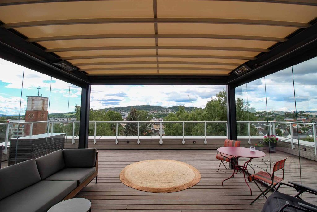 takterrasse pergola
