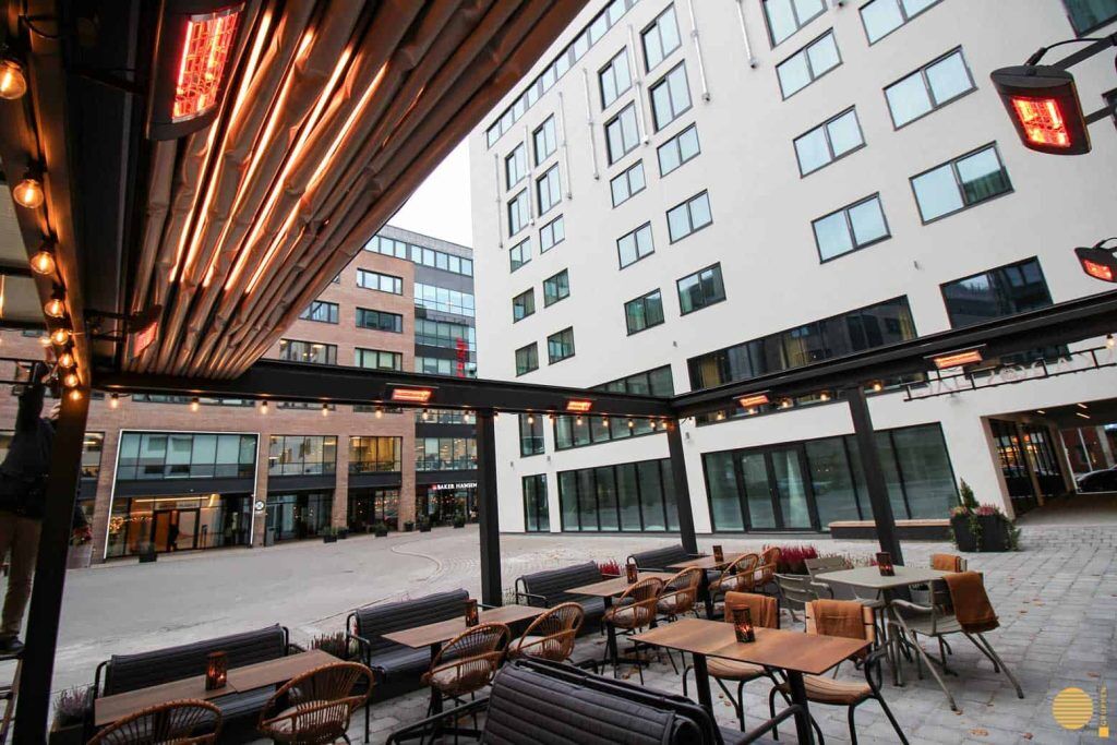 hotell uteservering