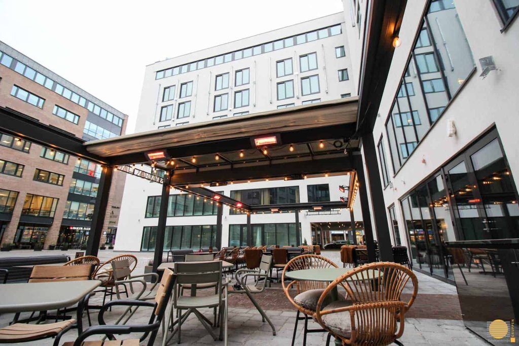 pergolatak hotell uteservering