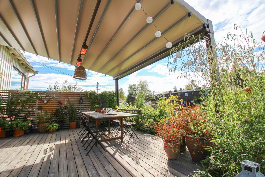 pergola med tak