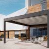 Pergola nomo med sidevegg og levegg